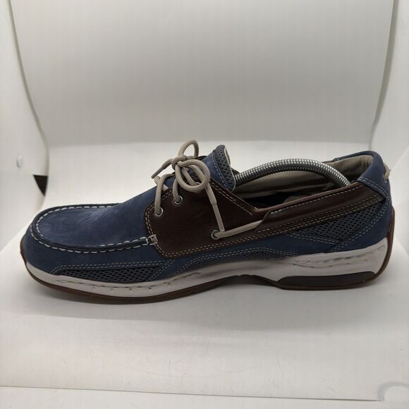 Dunham Men\'s Shoes - Captain Boat Shoe C10683 - Size 12 D Navy main image 9